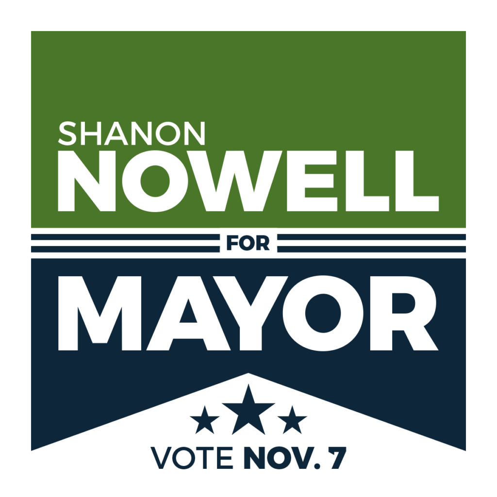 Shanon Nowell for Mayor logo